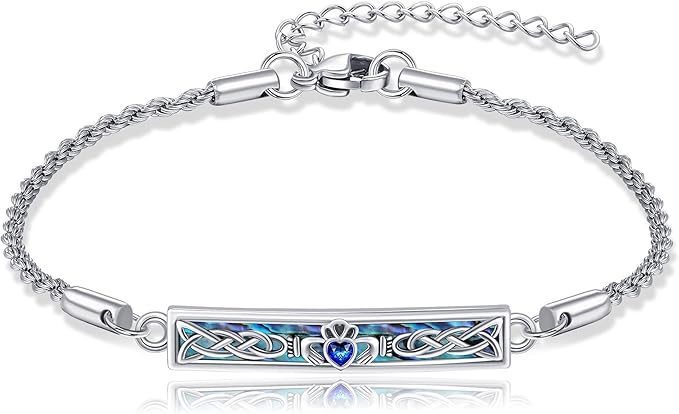 Silver Claddagh Bracelet